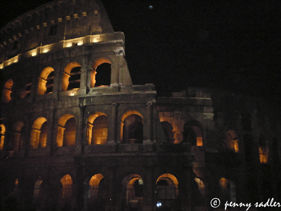 The Coloseum at night ©pennysadler 2012