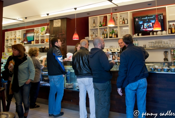 cafe in Trastevere @PennySadler 2013